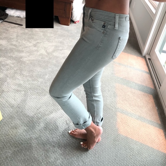 AG Adriano Goldschmeid Ballad Slim Boot Grey Jeans - Picture 6 of 16